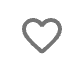 grey outline of a heart